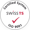 Certified System - Swiss TS, ISO 9001